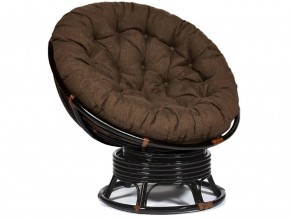 Кресло-качалка Papasan w 23/01 B с подушкой Antique brown, ткань Коричневый в Еманжелинске - emanzhelinsk.магазин96.com | фото