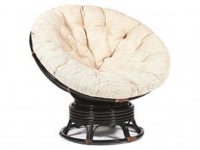 Кресло-качалка Papasan w 23/01 B с подушкой Antique brown, ткань Старт в Еманжелинске - emanzhelinsk.магазин96.com | фото