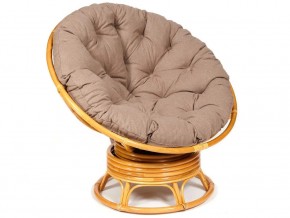 Кресло-качалка Papasan w 23/01 B с подушкой Honey, экошерсть Коричневый в Еманжелинске - emanzhelinsk.магазин96.com | фото