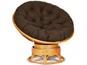 Кресло-качалка Papasan w 23/01 B с подушкой Honey, ткань Коричневый в Еманжелинске - emanzhelinsk.магазин96.com | фото