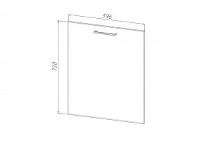 П 60 Комплект для посудомоечной машины 600 мм (цоколь + фасад) ЛДСП в Еманжелинске - emanzhelinsk.магазин96.com | фото